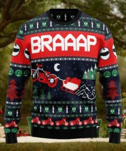 Motorbike Braaap Ugly Christmas Sweater