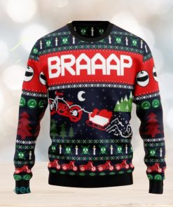 Motorbike Braaap Ugly Christmas Sweaters Gift For Men Women