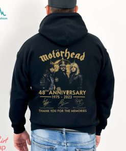 Motorhead 48th Anniversary 1975 2023 Thank You For The Memories T shirt