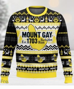 Mount Gay Rum 3D Sweater Christmas Gift Ugly Christmas Sweater