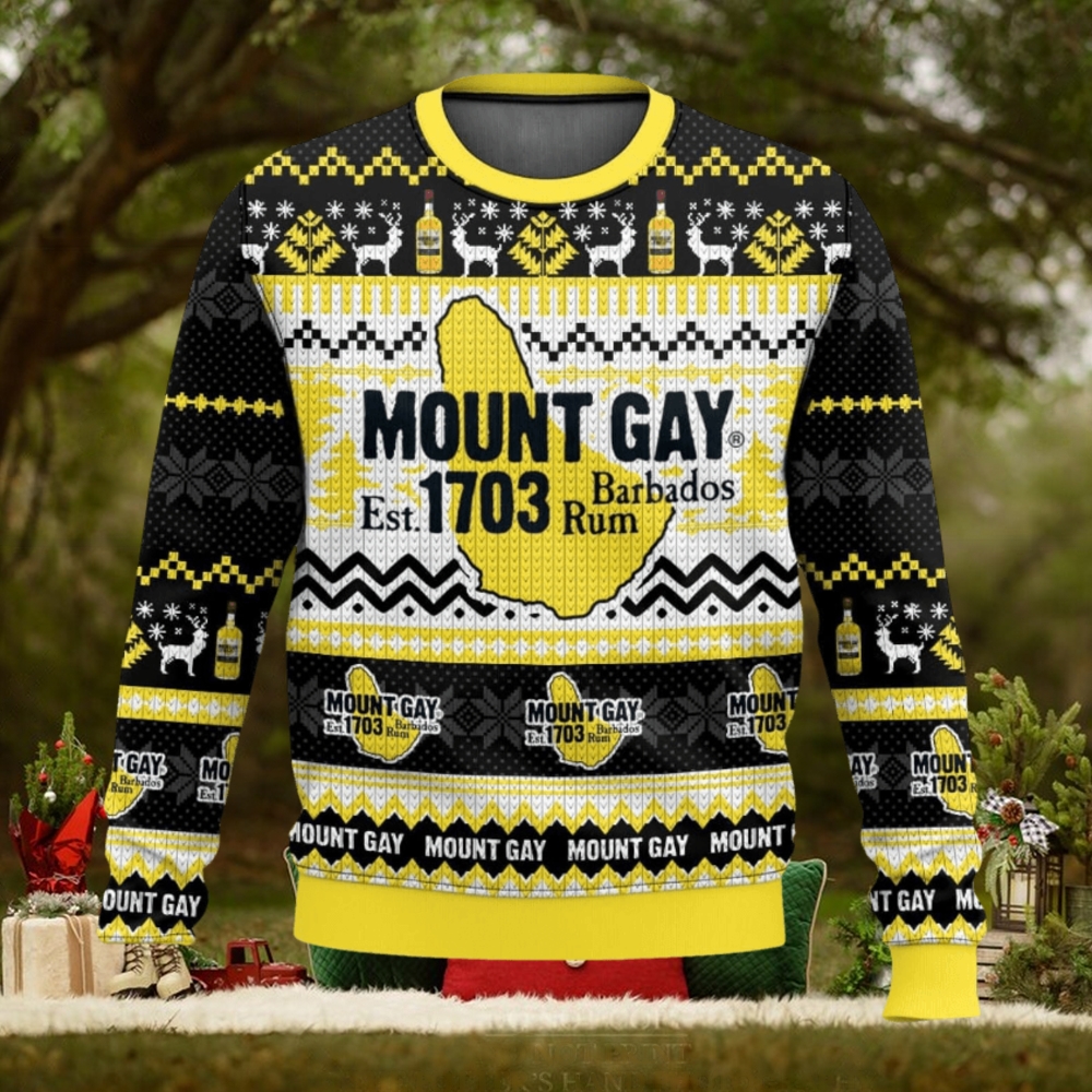 Mount Gay Rum Ugly Christmas Sweater 2023 Christmas Gift 3D Sweater -  Limotees