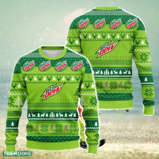 Mtn Dew Ugly Christmas Sweater 3D All Over Printed Sweaters Christmas Gift