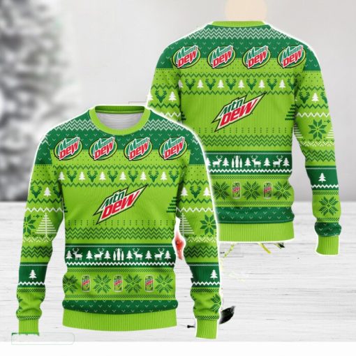 Mtn Dew Ugly Christmas Sweater 3D All Over Printed Sweaters Christmas Gift