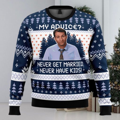 My Advice Married With Children Ugly Christmas Sweater