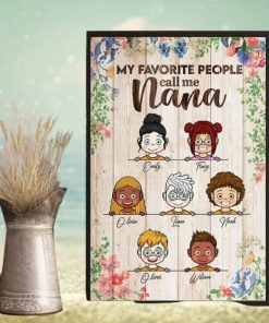My Favorite People Personalized Vertical Poster