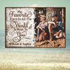 All Hearts Come Home For Christmas   Personalized Horizontal Poster