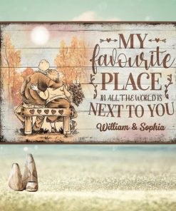 My Favourite Place Personalized Horizontal Poster