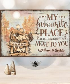 My Favourite Place Personalized Horizontal Poster
