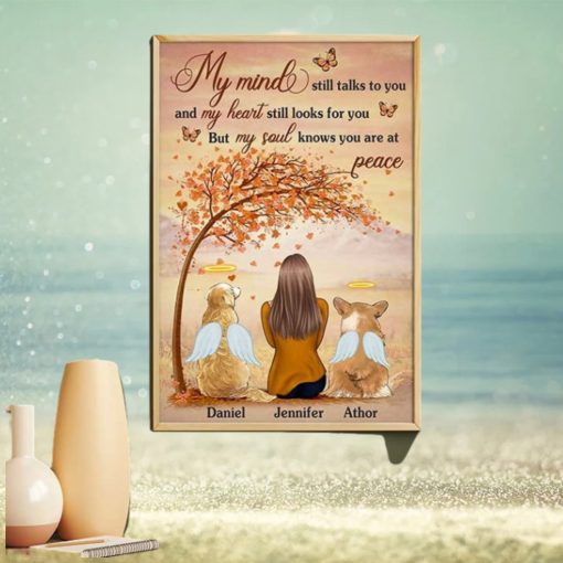 My Heart Still Looks For You   But My Soul Knows You Are At Peace   Personalized Vertical Poster