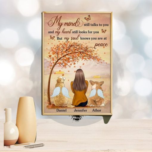 My Heart Still Looks For You   But My Soul Knows You Are At Peace   Personalized Vertical Poster