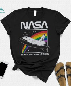 NASA Rainbow Men's Retro NASA T Shirt