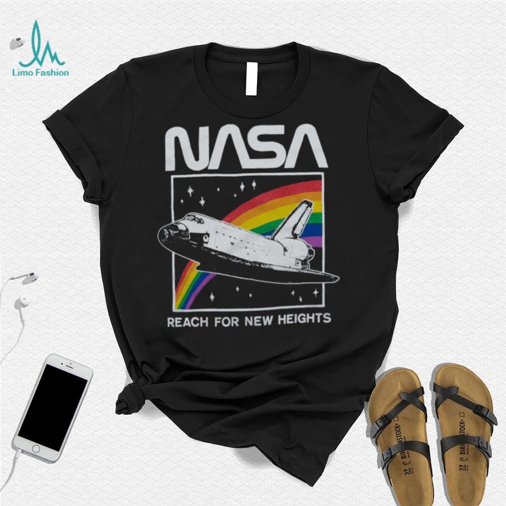 NASA Rainbow Men's Retro NASA T Shirt NASA Rainbow Men's Retro NASA T Shirt
