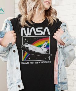NASA Rainbow Men's Retro NASA T Shirt