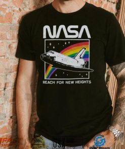 NASA Rainbow Men's Retro NASA T Shirt