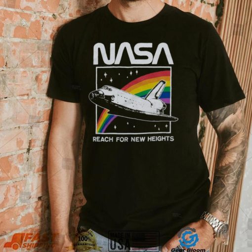 NASA Rainbow Men’s Retro NASA T Shirt