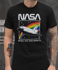 NASA Rainbow Men's Retro NASA T Shirt