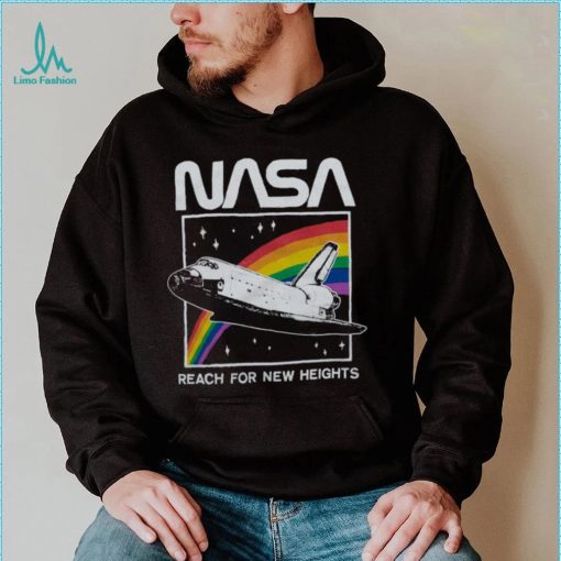 NASA Rainbow Men’s Retro NASA T Shirt