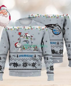 NBA Orlando Magic Silver Snoopy Christmas AOP Sweater