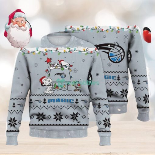 NBA Orlando Magic Silver Snoopy Christmas AOP Sweater