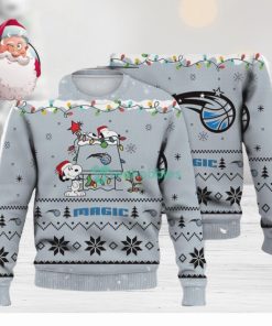 NBA Orlando Magic Silver Snoopy Christmas AOP Sweater