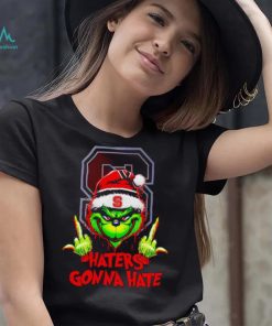 NC State Wolfpack Grinch middle finger haters gonna hate shirt