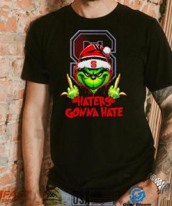 NC State Wolfpack Grinch middle finger haters gonna hate shirt