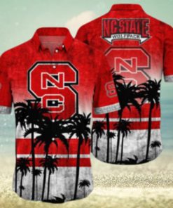 NC State Wolfpack Logo Coconut Tropical Hawaiian Shirt Beach Gift For Fans