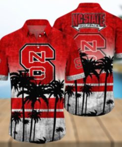 NC State Wolfpack Logo Coconut Tropical Hawaiian Shirt Beach Gift For Fans