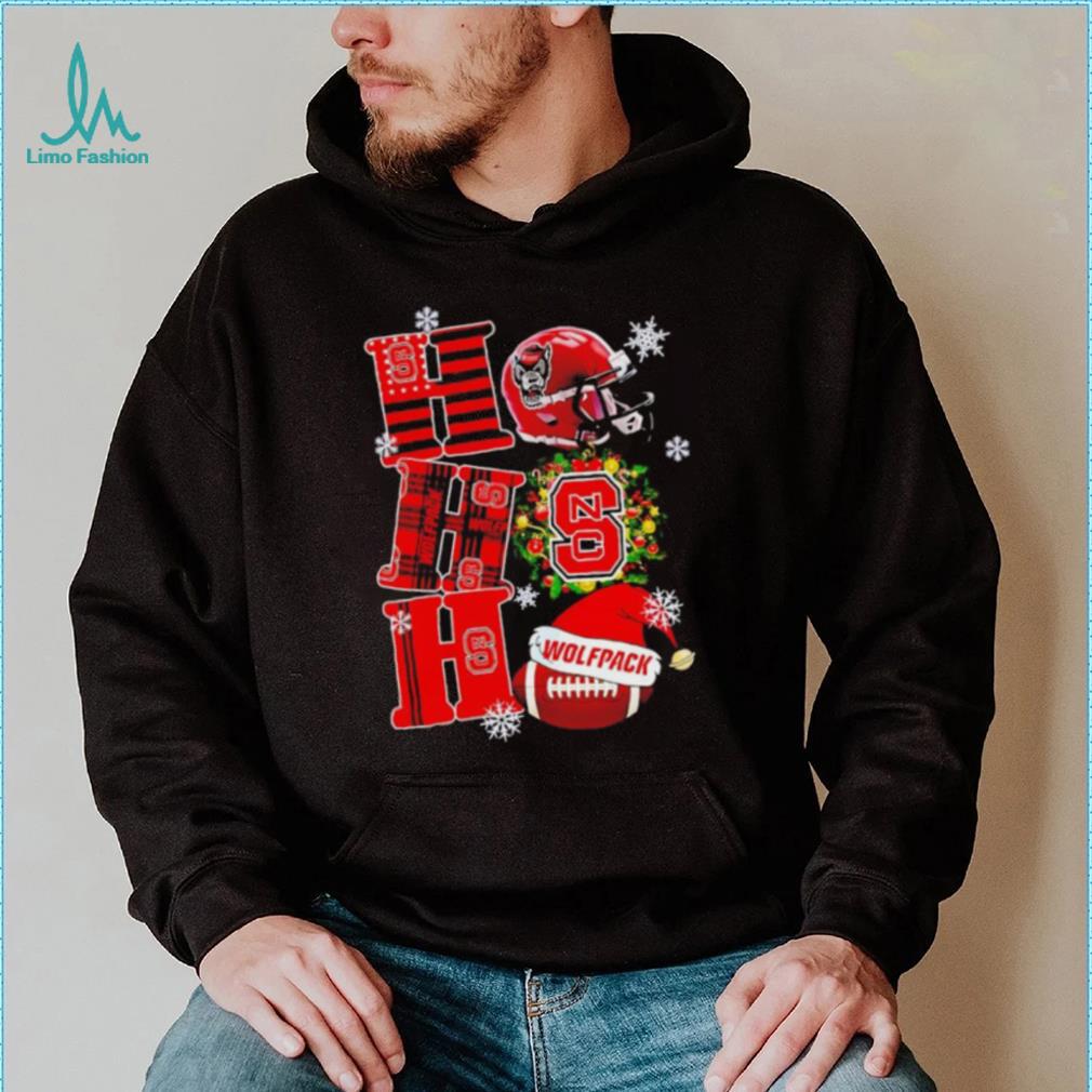 NC State Wolfpack NCAA ho ho ho Christmas shirt NC State Wolfpack NCAA ho ho ho Christmas shirt