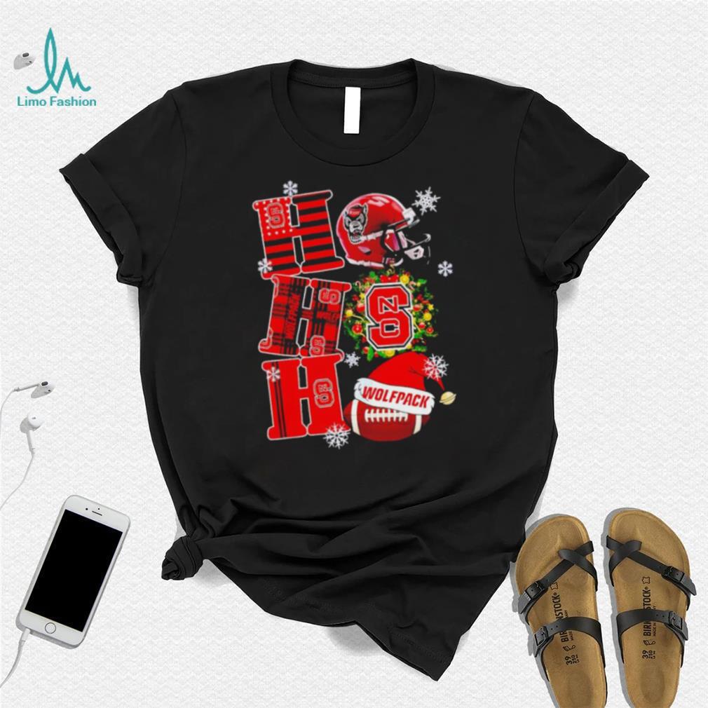 NC State Wolfpack NCAA ho ho ho Christmas shirt NC State Wolfpack NCAA ho ho ho Christmas shirt