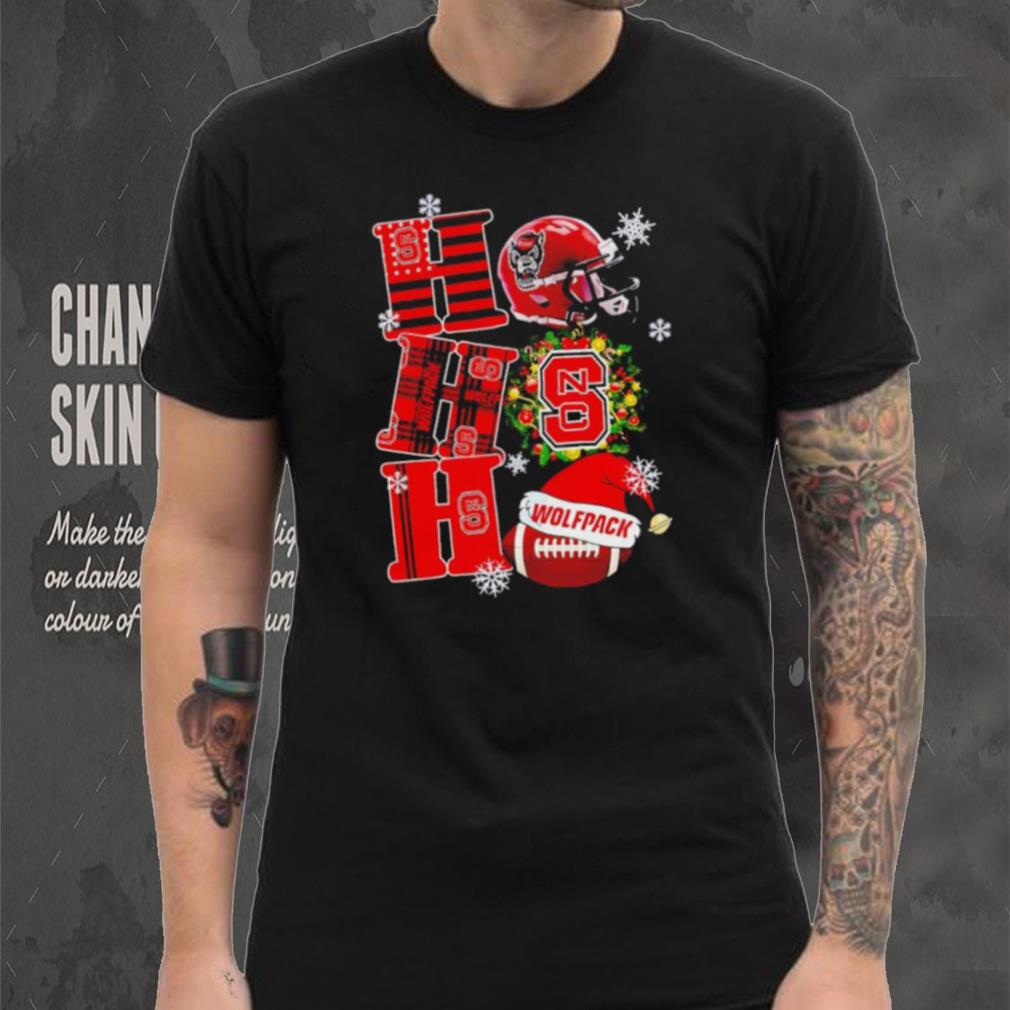 NC State Wolfpack NCAA ho ho ho Christmas shirt NC State Wolfpack NCAA ho ho ho Christmas shirt