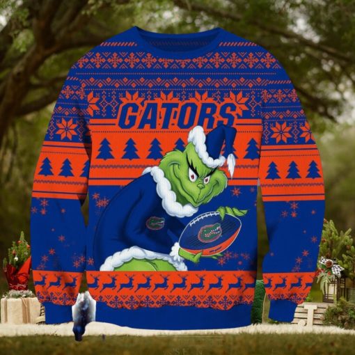 NCAA Florida Gators Grinch Ugly Christmas Sweater Trending Sweater For 2023 Christmas Holidays