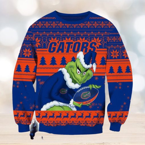 NCAA Florida Gators Grinch Ugly Christmas Sweater Trending Sweater For 2023 Christmas Holidays