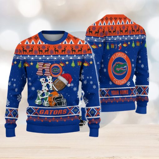 NCAA Florida Gators HO HO HO Ugly Christmas Custom Sweater