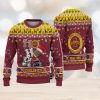 NFL Los Angeles Rams Mascot Woolen Christmas Full Print Custom Sweater