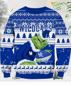 NCAA Kentucky Wildcats Grinch AOP Ugly Christmas Sweater Christmas Gift For Men And Women