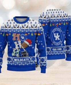 NCAA Kentucky Wildcats HO HO HO Custom Ugly Christmas Sweater