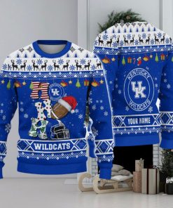 NCAA Kentucky Wildcats HO HO HO Custom Ugly Christmas Sweater