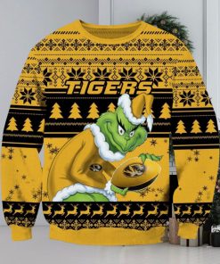 NCAA Missouri Tigers Grinch AOP Ugly Christmas Sweater Christmas Gift For Men And Women