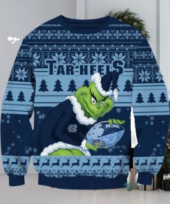 NCAA North Carolina Tar Heels Grinch AOP Ugly Christmas Sweater Christmas Gift For Men And Women