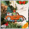 NCAA Oklahoma State Cowboys And Baby Yoda Christmas Ornament 2023 Christmas Tree Decorations