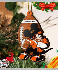 NCAA Oklahoma State Cowboys Mickey Mouse Christmas Ornament 2023 Christmas Tree Decorations