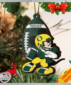 NCAA Oregon Ducks Mickey Mouse Christmas Ornament 2023 Christmas Tree Decorations