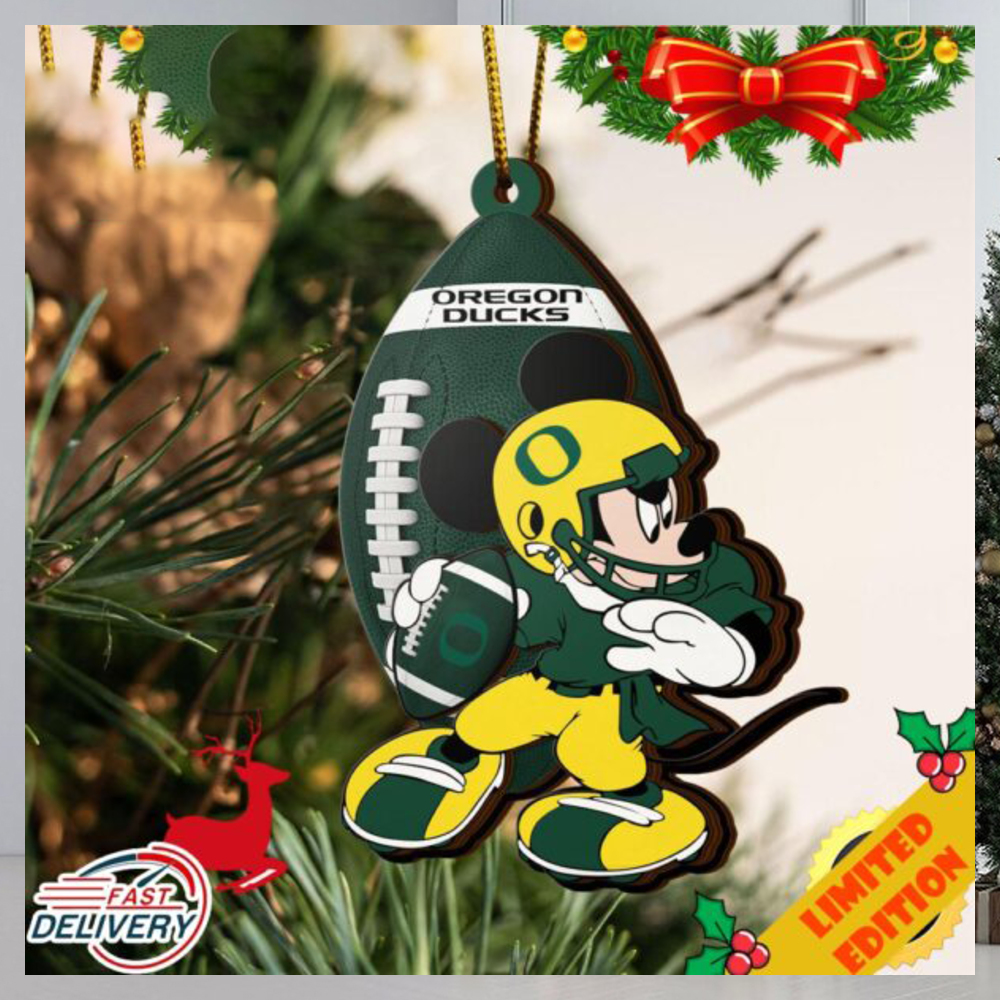 NCAA Oregon Ducks Mickey Mouse Christmas Ornament 2023 Christmas Tree Decorations NCAA Oregon Ducks Mickey Mouse Christmas Ornament 2023 Christmas Tree Decorations
