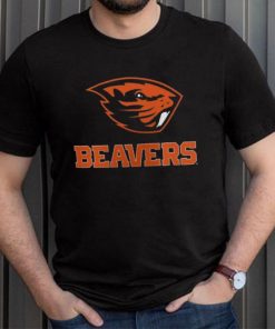NCAA Oregon State Beavers Black Lockup T Shirt