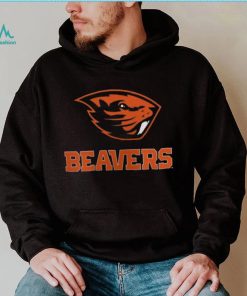 NCAA Oregon State Beavers Black Lockup T Shirt