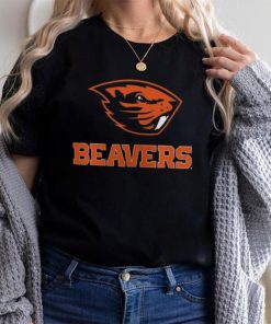 NCAA Oregon State Beavers Black Lockup T Shirt