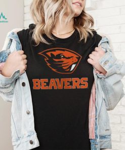NCAA Oregon State Beavers Black Lockup T Shirt