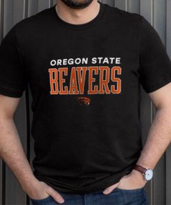 NCAA Oregon State Beavers Black Promo Logo T Shirt