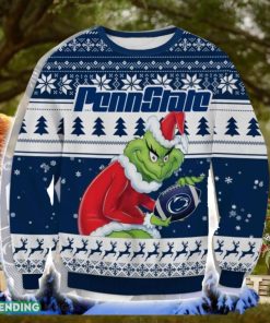 NCAA Penn State Nittany Lions Grinch Ugly Christmas Sweater Trending Sweater For 2023 Christmas Holidays